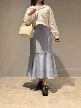 モユク札幌店さん（レディース・158cm）の冬コーディネート