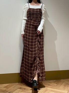 モユク札幌店さん（レディース・159cm）の春コーディネート