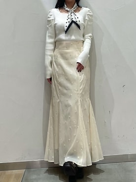 モユク札幌店さん(レディース・159cm)の冬コーディネート