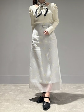 モユク札幌店さん（レディース・158cm）の冬コーディネート