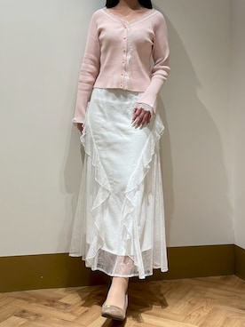 モユク札幌店さん（レディース・159cm）の春コーディネート