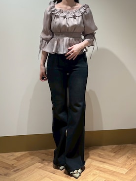 モユク札幌店さん（レディース・158cm）の春コーディネート