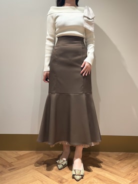 モユク札幌店さん（レディース・158cm）の春コーディネート