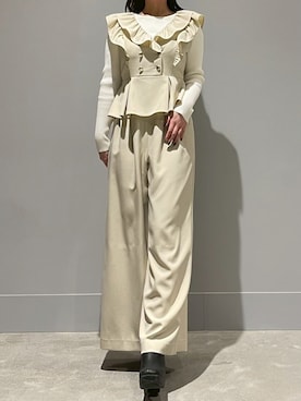 モユク札幌店さん（レディース・159cm）の冬コーディネート