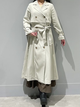 モユク札幌店さん（レディース・159cm）の冬コーディネート