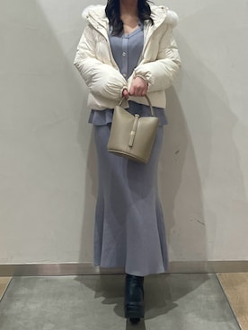 「ORiental TRaffic（オリエンタルトラフィック）のアイテム」を使った、モユク札幌店さん（レディース・159cm）の冬コーディネート