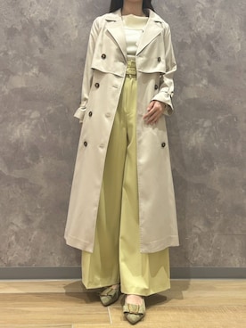 「31 Sons de mode（トランテアン　ソン　ドゥ　モード）のアイテム（ジャケット/アウター）」を使った、モユク札幌店さん（レディース・158cm）の春コーディネート