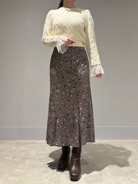 モユク札幌店さん(レディース・158cm)の冬コーディネート