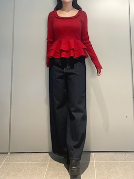 「31 Sons de mode（トランテアン　ソン　ドゥ　モード）のアイテム」を使った、モユク札幌店さん（レディース・159cm）の冬コーディネート