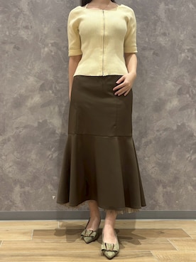 モユク札幌店さん（レディース・158cm）の春コーディネート