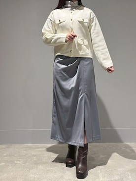 「31 Sons de mode（トランテアン　ソン　ドゥ　モード）のアイテム」を使った、モユク札幌店さん（レディース・158cm）の冬コーディネート