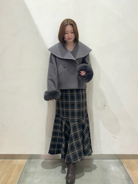 モユク札幌店さん（レディース・150cm）の冬コーディネート