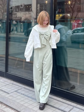 「31 Sons de mode（トランテアン　ソン　ドゥ　モード）のアイテム（パーカー）」を使った、モユク札幌店さん（レディース・150cm）の春コーディネート