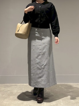 モユク札幌店さん(レディース・158cm)の冬コーディネート