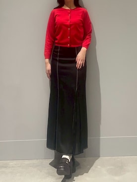 モユク札幌店さん（レディース・158cm）の冬コーディネート