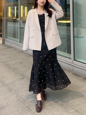 「31 Sons de mode（トランテアン　ソン　ドゥ　モード）のアイテム（ジャケット/アウター）」を使った、モユク札幌店さん（レディース・152cm）の春コーディネート