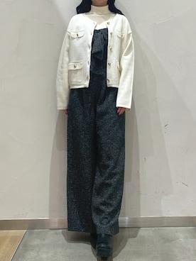 モユク札幌店さん（レディース・159cm）の冬コーディネート