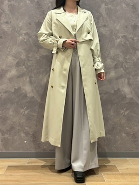 「31 Sons de mode（トランテアン　ソン　ドゥ　モード）のアイテム（ジャケット/アウター）」を使った、モユク札幌店さん（レディース・158cm）の春コーディネート