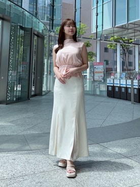 「31 Sons de mode（トランテアン　ソン　ドゥ　モード）のアイテム」を使った、モユク札幌店さん（レディース・158cm）の夏コーディネート