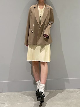 モユク札幌店さん（レディース・159cm）の春コーディネート