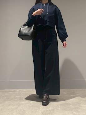 モユク札幌店さん（レディース・158cm）の冬コーディネート