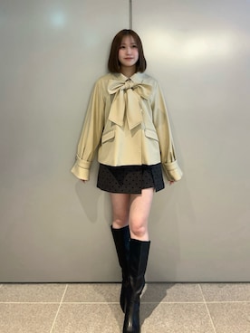 モユク札幌店さん（レディース・150cm）の冬コーディネート