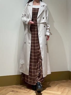 モユク札幌店さん（レディース・159cm）の春コーディネート