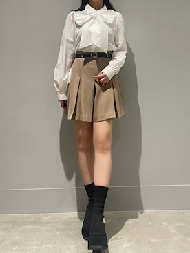 「31 Sons de mode（トランテアン　ソン　ドゥ　モード）のアイテム」を使った、モユク札幌店さん（レディース・159cm）の冬コーディネート