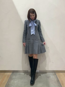 モユク札幌店さん（レディース・150cm）の冬コーディネート