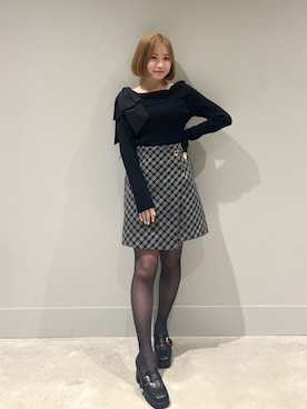 モユク札幌店さん（レディース・150cm）の春コーディネート