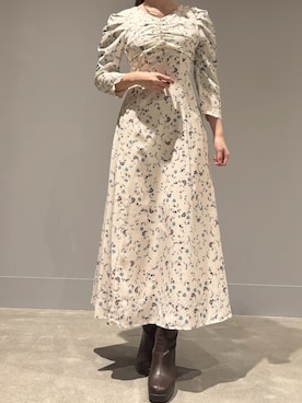 モユク札幌店さん（レディース・158cm）の冬コーディネート