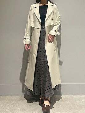 「31 Sons de mode（トランテアン　ソン　ドゥ　モード）のアイテム（ジャケット/アウター）」を使った、モユク札幌店さん（レディース・159cm）の冬コーディネート