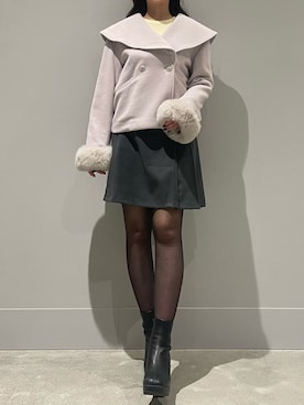 「31 Sons de mode（トランテアン　ソン　ドゥ　モード）のアイテム」を使った、モユク札幌店さん（レディース・159cm）の冬コーディネート