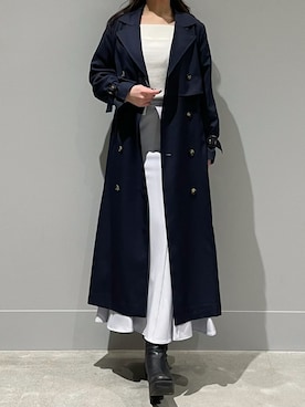 モユク札幌店さん（レディース・159cm）の冬コーディネート