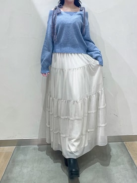 「ORiental TRaffic（オリエンタルトラフィック）のアイテム」を使った、モユク札幌店さん（レディース・159cm）の冬コーディネート