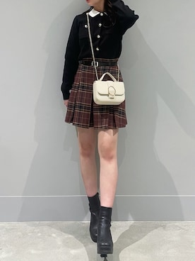 モユク札幌店さん（レディース・159cm）の冬コーディネート