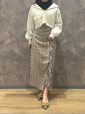 モユク札幌店さん（レディース・158cm）の春コーディネート