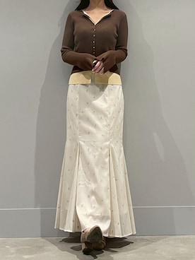 モユク札幌店さん(レディース・159cm)の春コーディネート