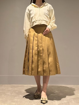 「31 Sons de mode（トランテアン　ソン　ドゥ　モード）のアイテム（パーカー）」を使った、モユク札幌店さん（レディース・158cm）の春コーディネート