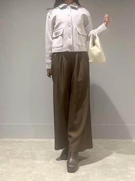 モユク札幌店さん（レディース・158cm）の冬コーディネート