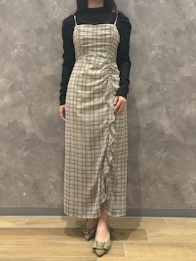 モユク札幌店さん（レディース・158cm）の春コーディネート