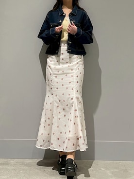 モユク札幌店さん(レディース・159cm)の春コーディネート