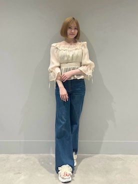 モユク札幌店さん（レディース・150cm）の春コーディネート