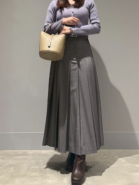 「31 Sons de mode（トランテアン　ソン　ドゥ　モード）のアイテム」を使った、モユク札幌店さん（レディース・158cm）の冬コーディネート