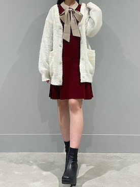 「31 Sons de mode（トランテアン　ソン　ドゥ　モード）のアイテム」を使った、モユク札幌店さん（レディース・159cm）の冬コーディネート