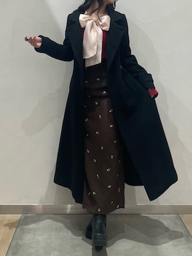 「ORiental TRaffic（オリエンタルトラフィック）のアイテム」を使った、モユク札幌店さん（レディース・159cm）の冬コーディネート