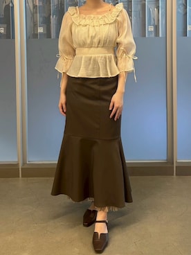 モユク札幌店さん（レディース・158cm）の春コーディネート