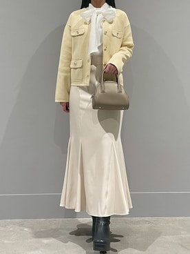 「31 Sons de mode（トランテアン　ソン　ドゥ　モード）のアイテム」を使った、モユク札幌店さん（レディース・159cm）の冬コーディネート