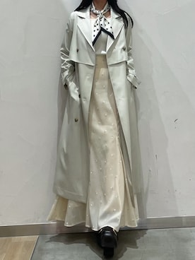 モユク札幌店さん（レディース・159cm）の冬コーディネート