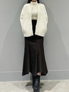 「31 Sons de mode（トランテアン　ソン　ドゥ　モード）のアイテム」を使った、モユク札幌店さん（レディース・159cm）の冬コーディネート